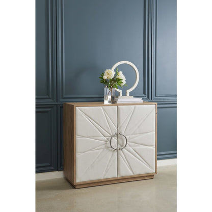 Two Door Leather Chest