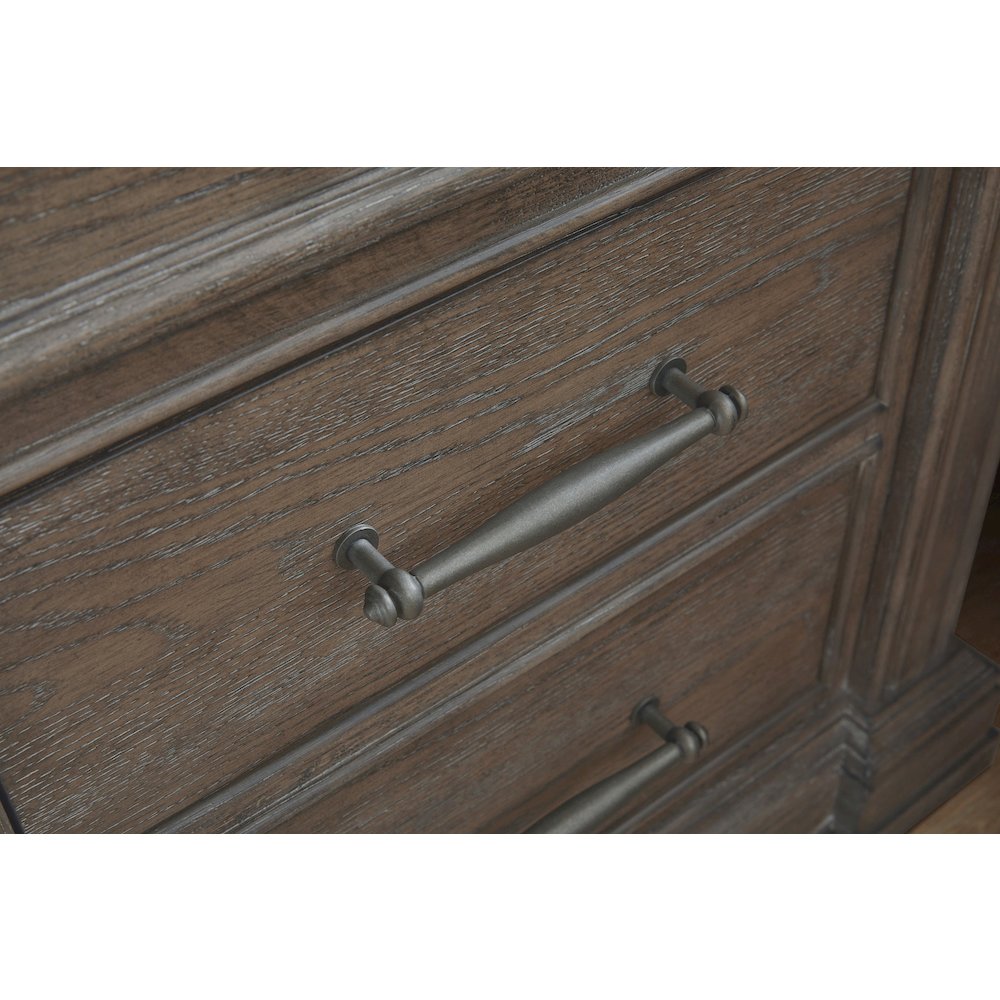 Madison Ridge Brown 3 Drawer Nightstand