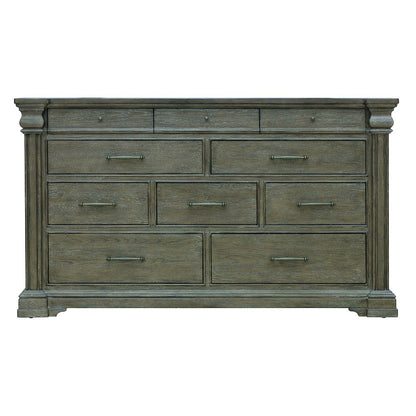 Madison Ridge Brown 10 Drawer Dresser