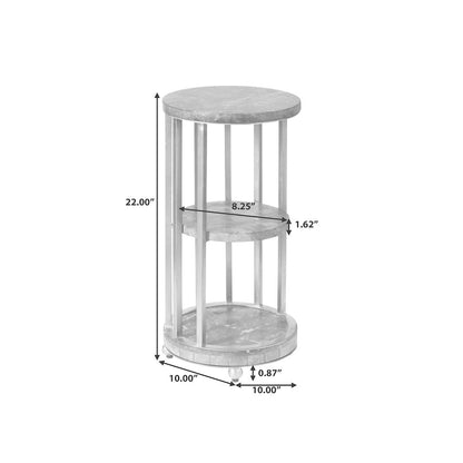 Marble 3-Tier Spot Table