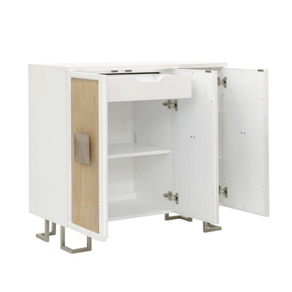 3 Door Storage Accent Chest with Drawer