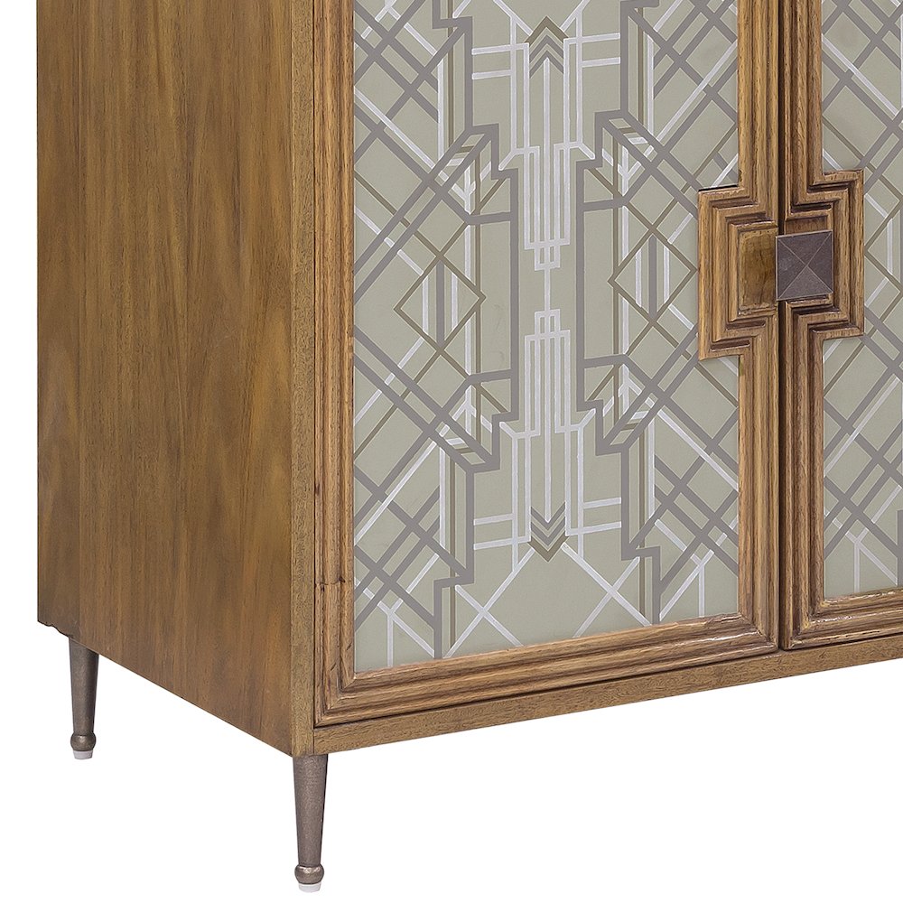 Mid-Century Modern 4 Door Credenza