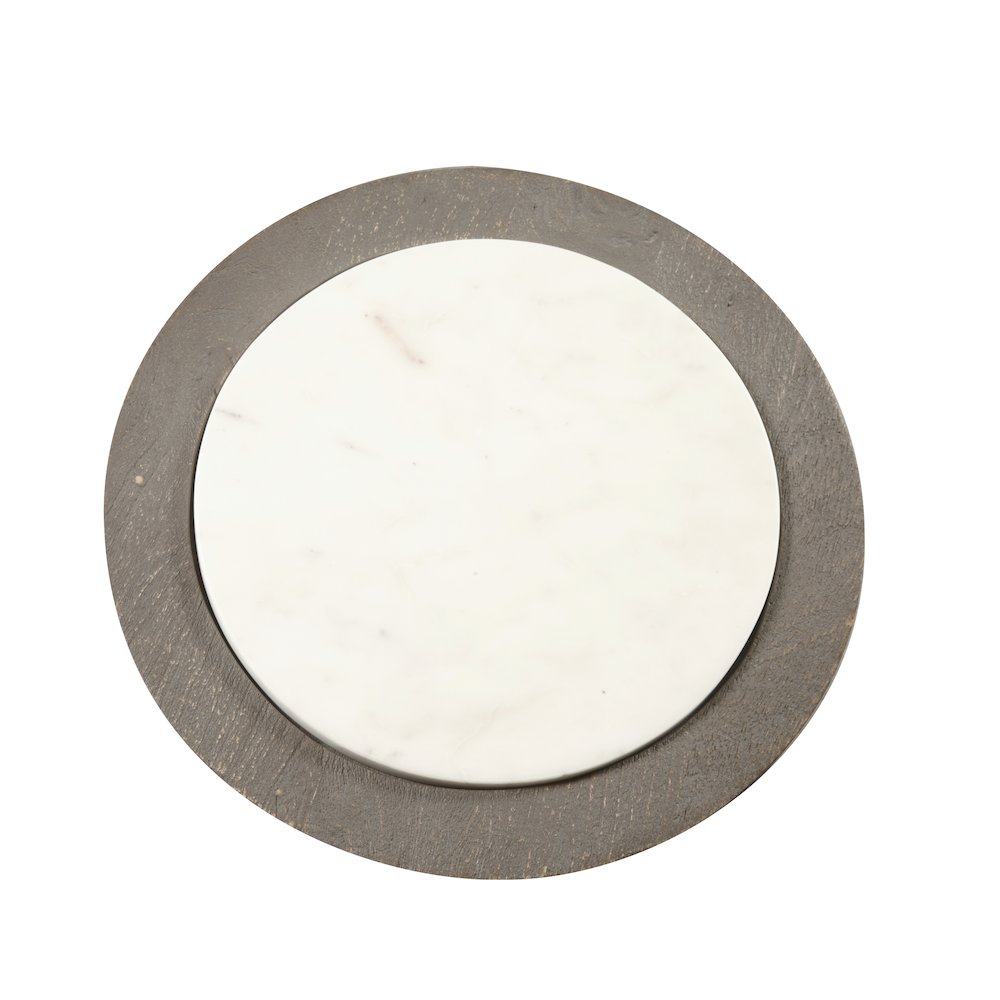Spindle Leg Spot Table with Marble Top