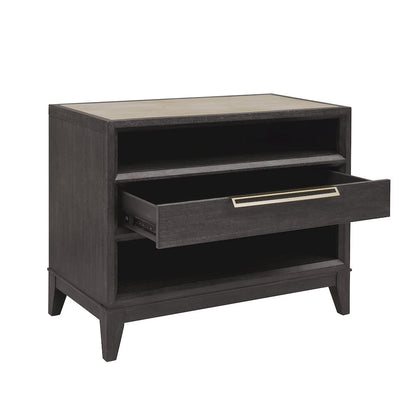 Quincy Stone-Top Bachelor's Chest with Storage Drawer