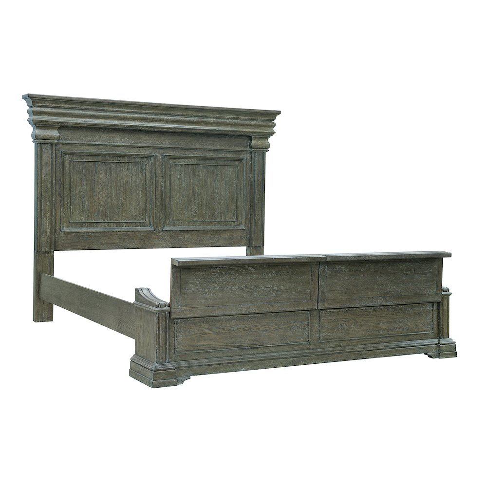 Madison Ridge Brown Queen Bed with Chest Footboard