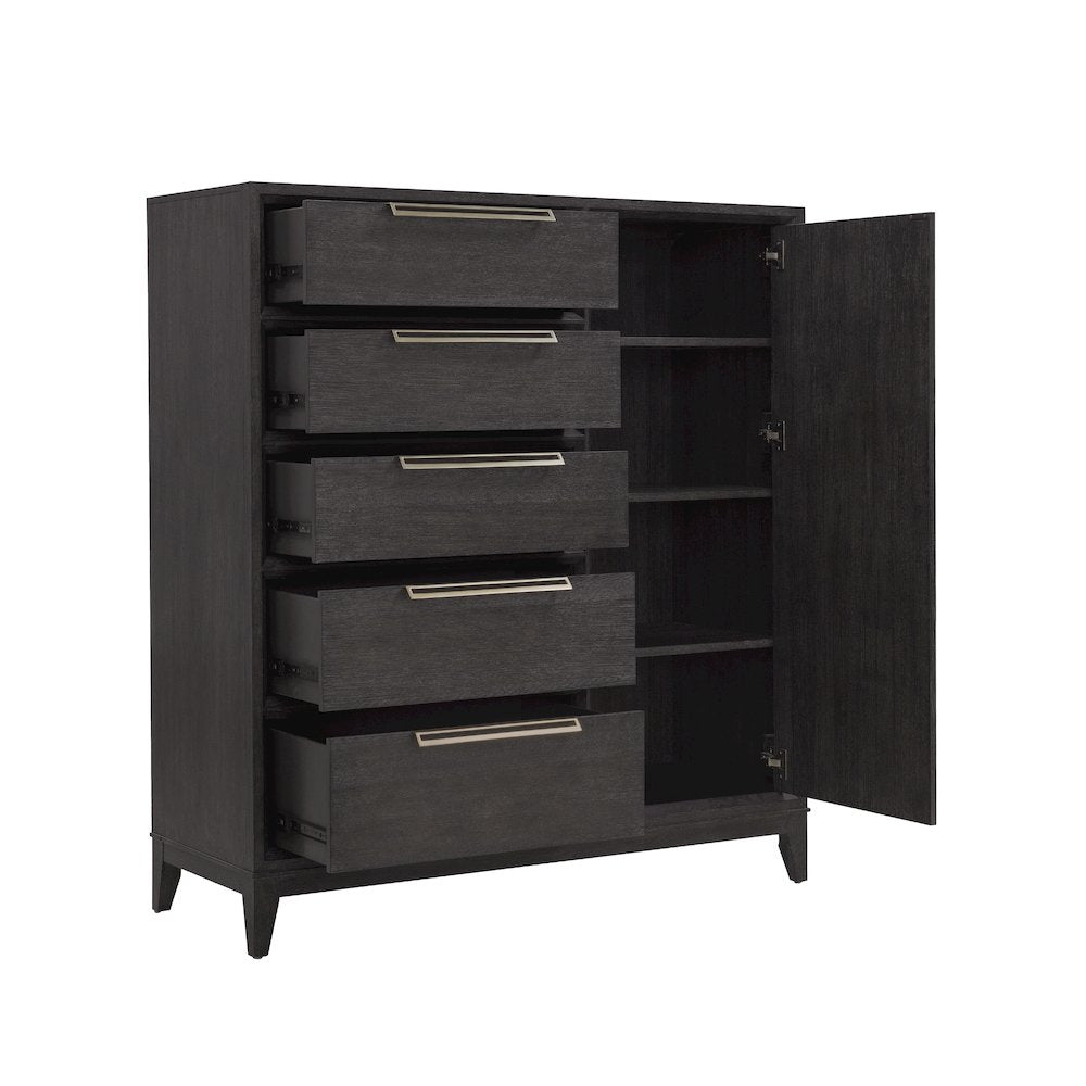 Quincy 5-Drawer Door Chest
