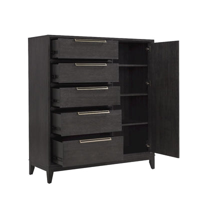 Quincy 5-Drawer Door Chest