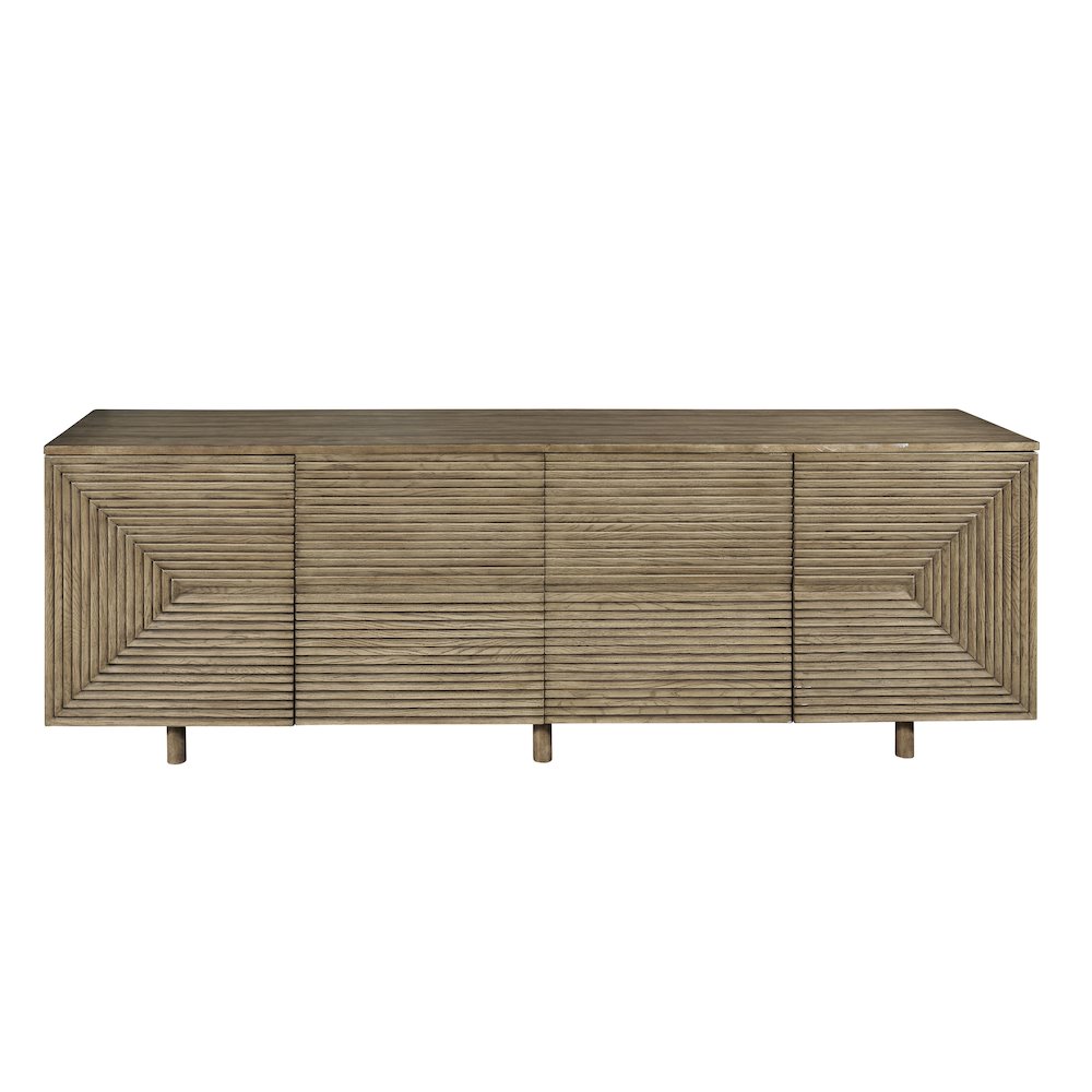 Four Door Geometric Design Console