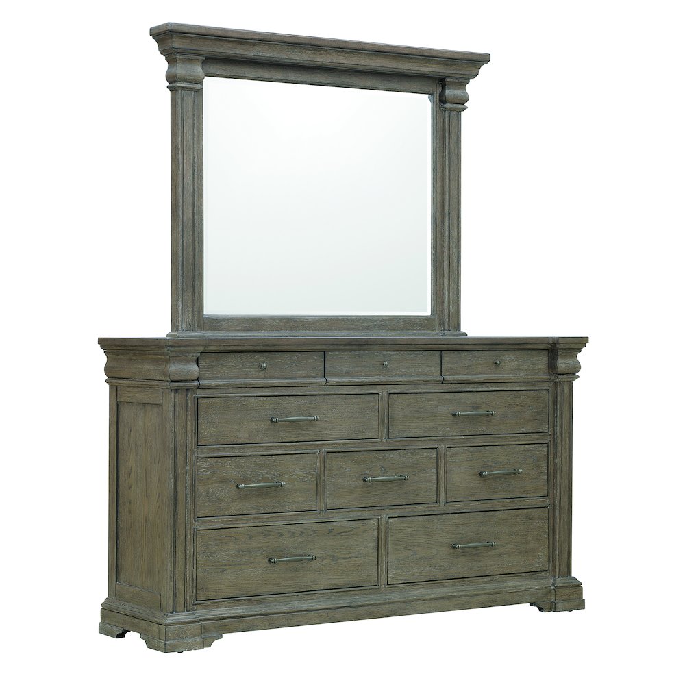 Madison Ridge Brown 10 Drawer Dresser