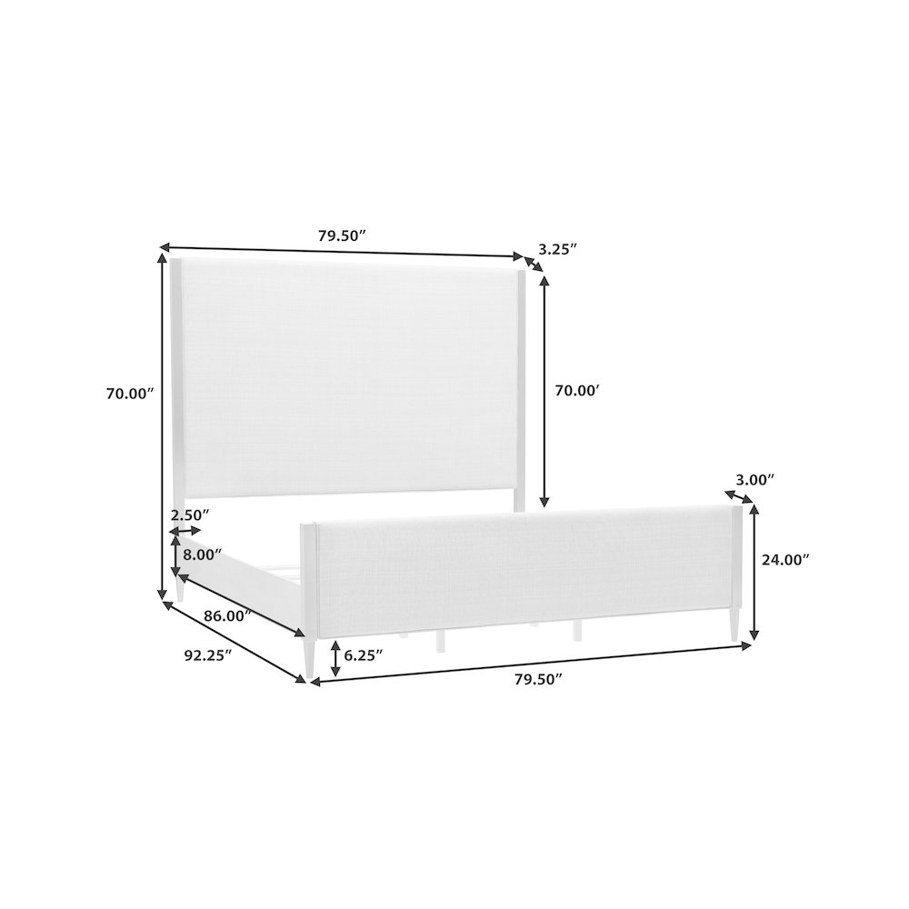 Ashby Place California King Upholstered Bed