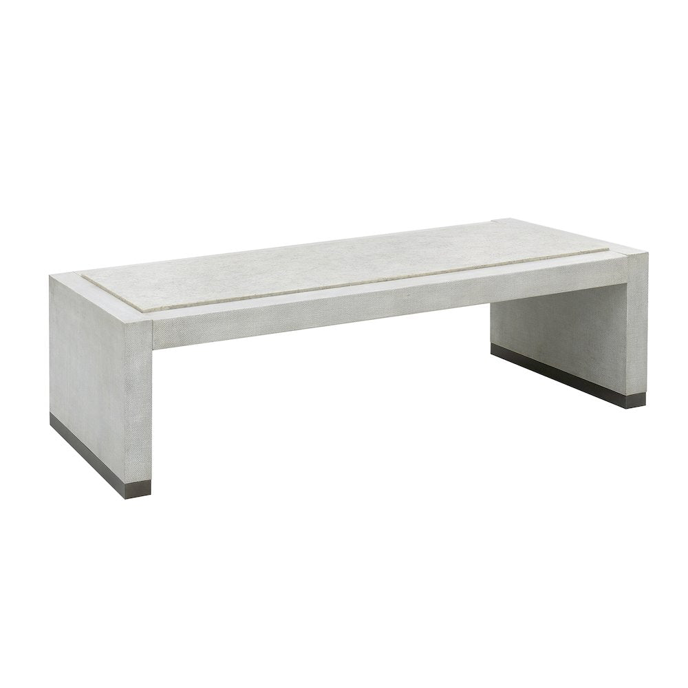 Stone-Textured Cocktail Table