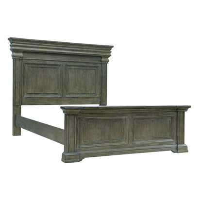 Madison Ridge Brown Queen Panel Bed