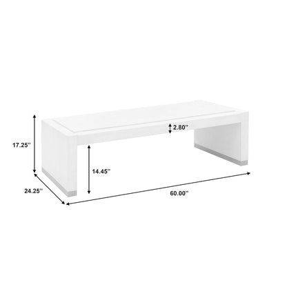 Stone-Textured Cocktail Table
