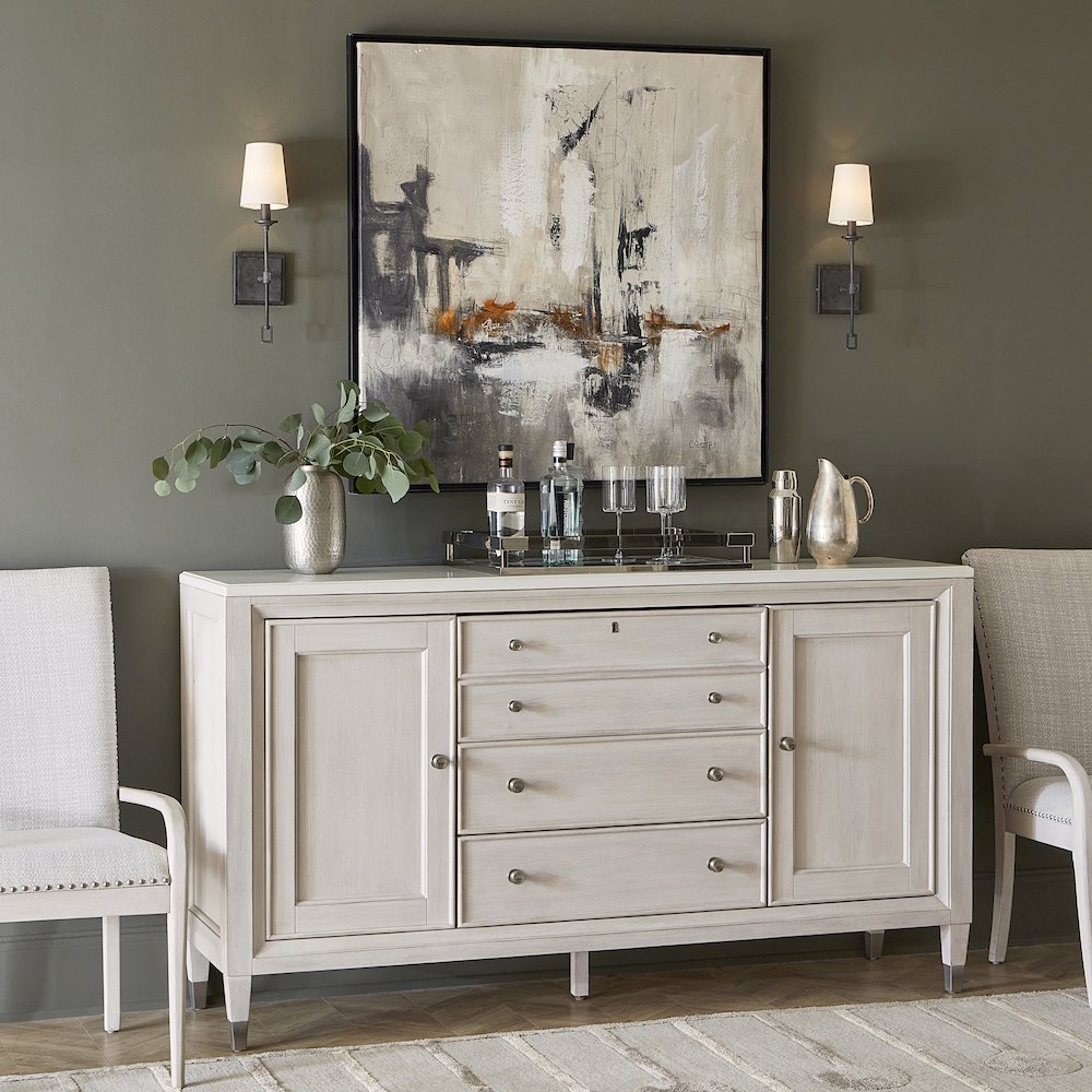 Ashby Place 3-Drawer Buffet with Cabinets