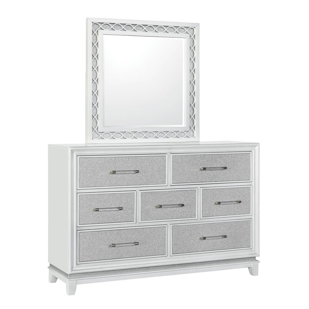 Starlight 7 Drawer Dresser with LED Lights