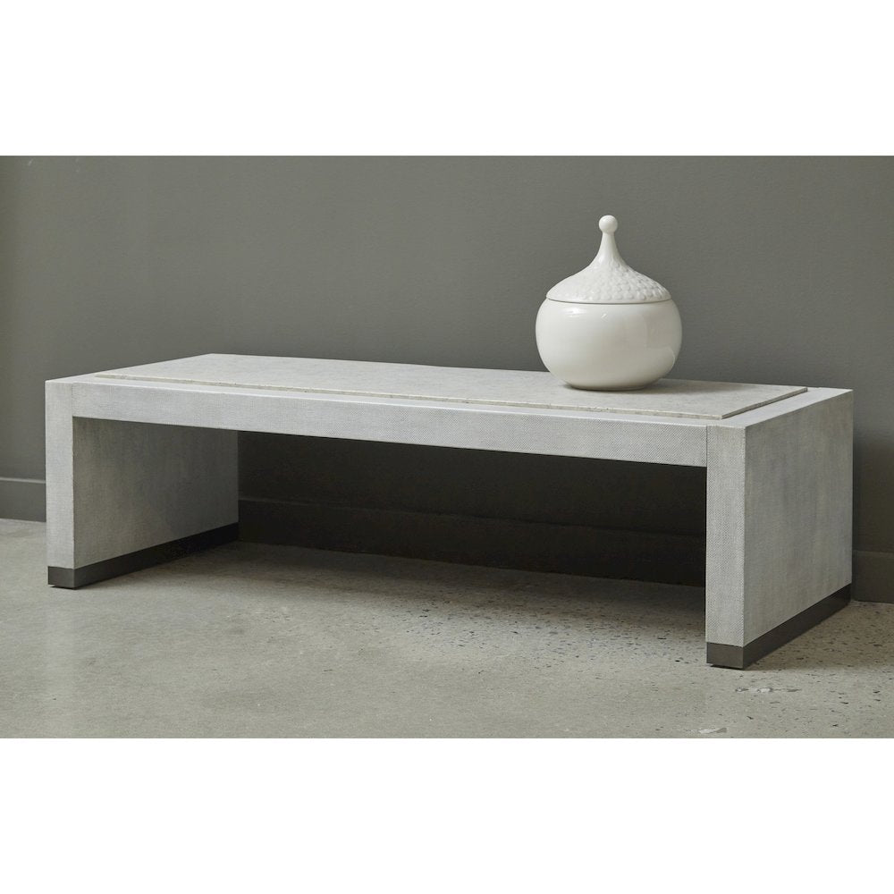 Stone-Textured Cocktail Table
