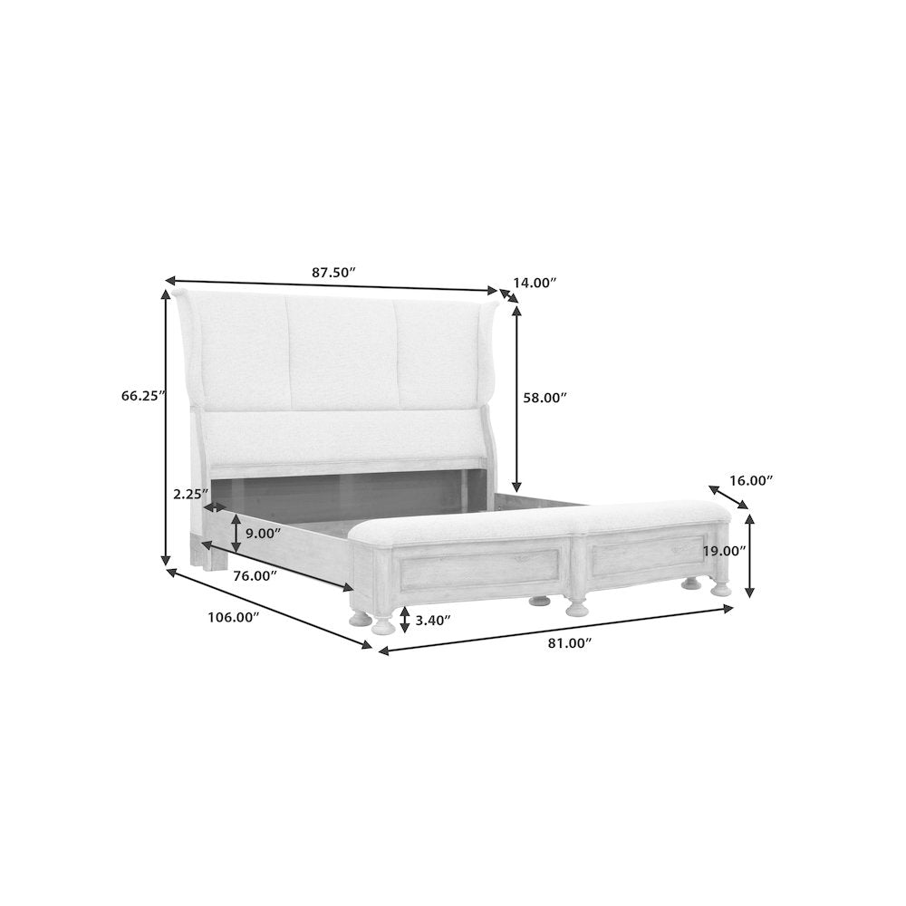 Higgins Street King Upholstered Bed