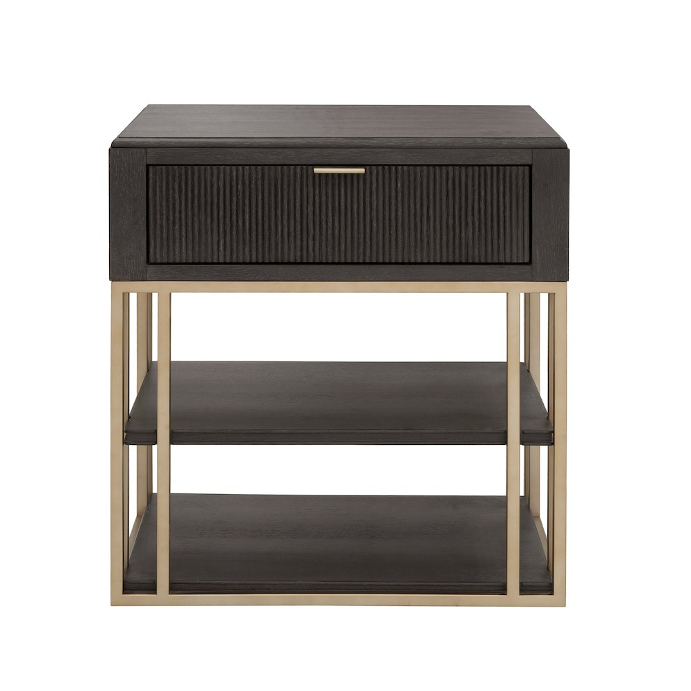 West End Loft Accent Nightstand with Storage Drawer