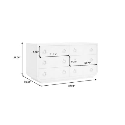 Brighton 6-Drawer Dresser