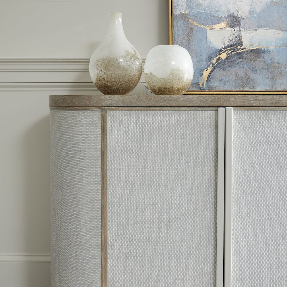 Modern 4 Door Credenza