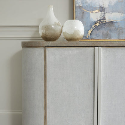 Modern 4 Door Credenza