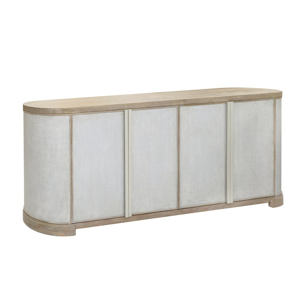 Modern 4 Door Credenza