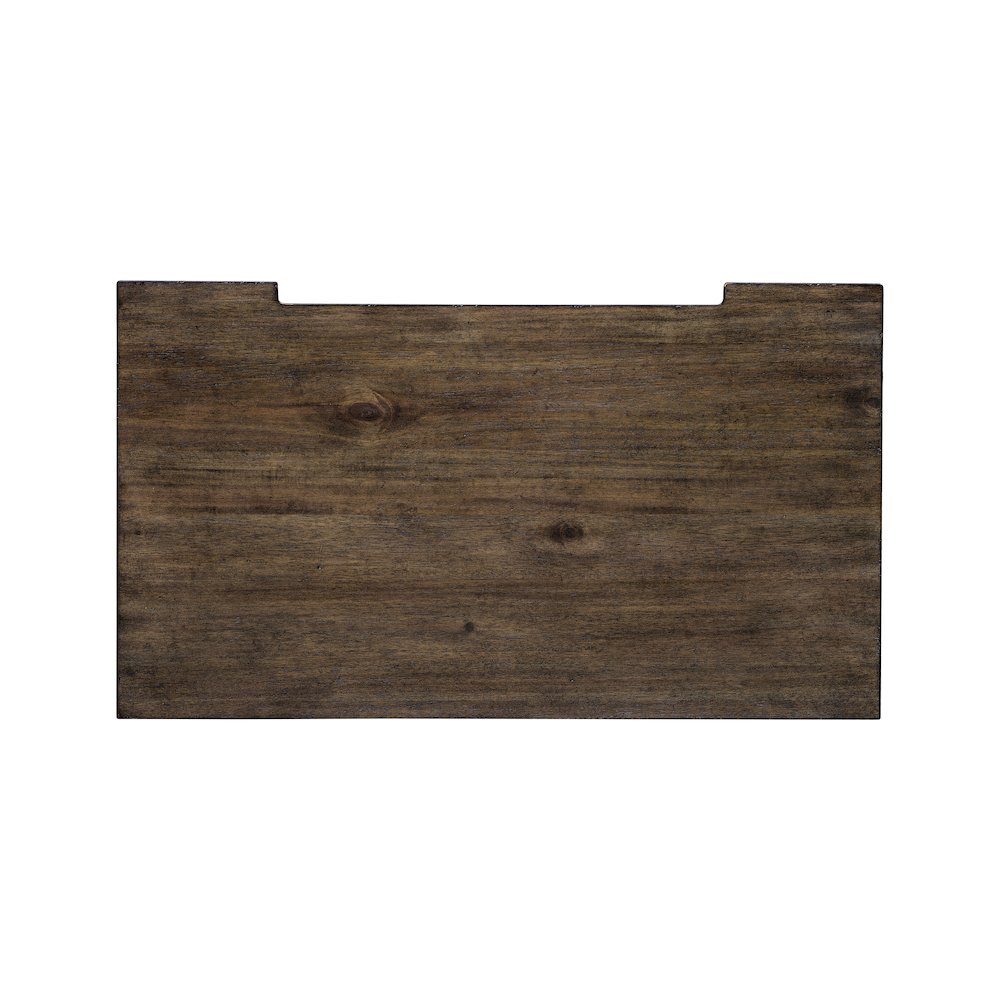 Woodbury Two Drawer Nightstand with USB in Cowboy Boots Brown