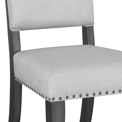Lenox Upholstered Side Chair with Nail Head Trim
