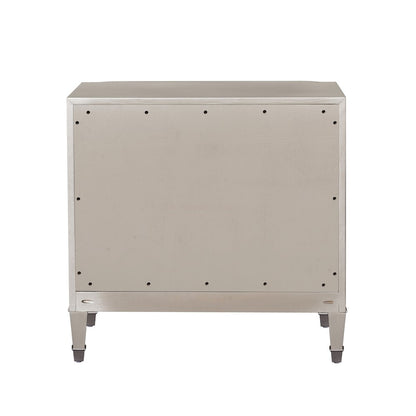 Zoey 2 Drawer Nightstand with Open Shelf and Wireless Charger