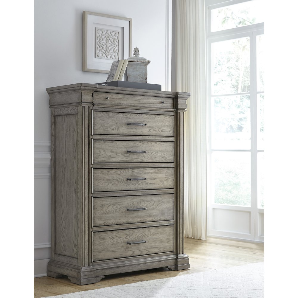 Madison Ridge 6 Drawer Chest in Heritage Taupe