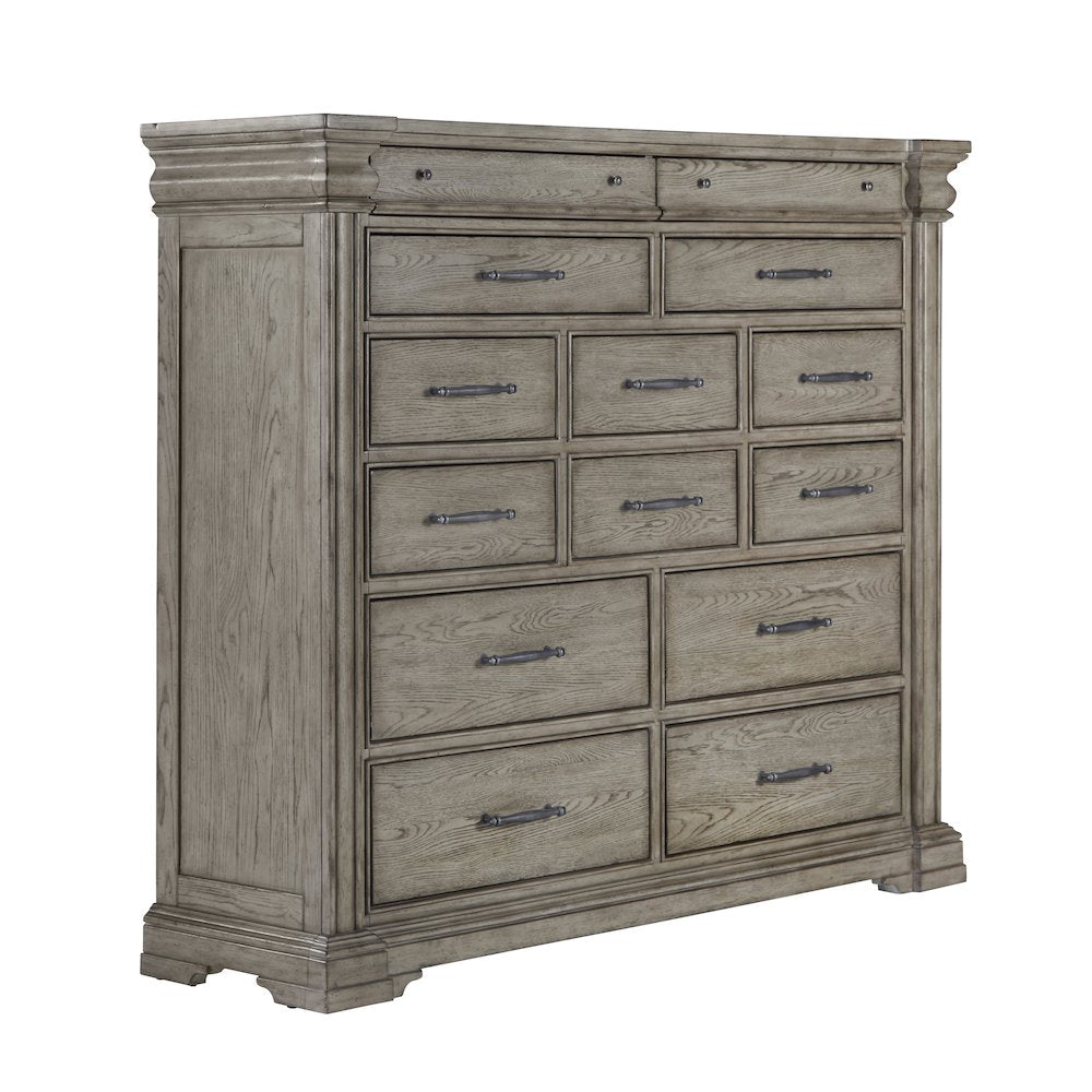 Madison Ridge 14 Drawer Master Chest in Heritage Taupe