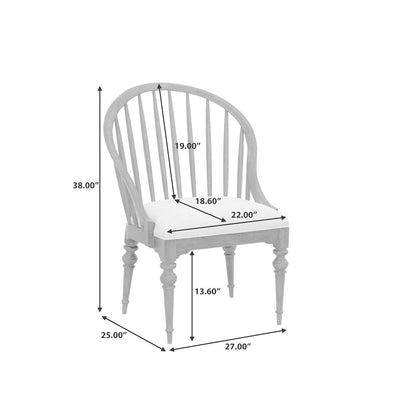 Revival Row Spindle Back Armchair
