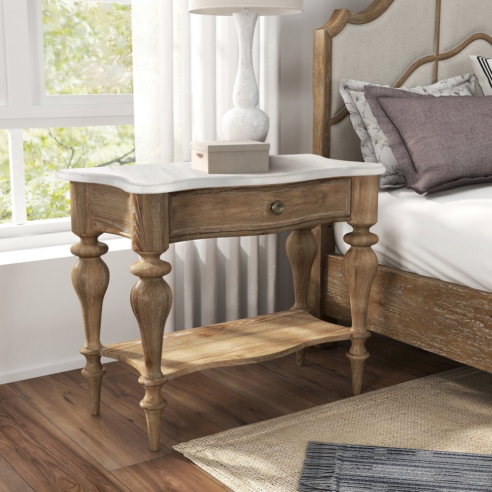 Weston Hills Bedside Table with Storage Drawer