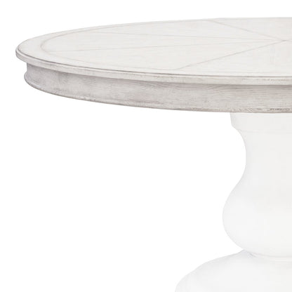 Higgins Street Round Dining Table with an Urn Shaped Pedestal Base