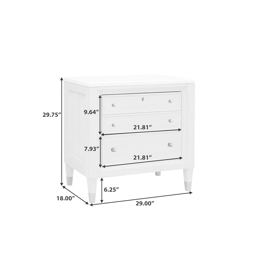 Ashby Place 2-Drawer Nightstand with USB-C Port