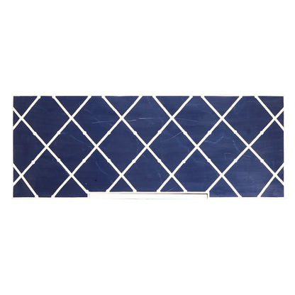 Navy Blue Writing Desk with Storage Drawer