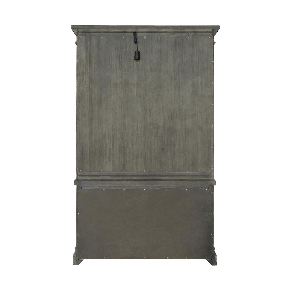 Lawson's Creek Glass Door China Curio with Storage Drawers