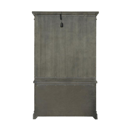 Lawson's Creek Glass Door China Curio with Storage Drawers