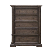 Woodbury Five Drawer Chest in Cowboy Boots Brown