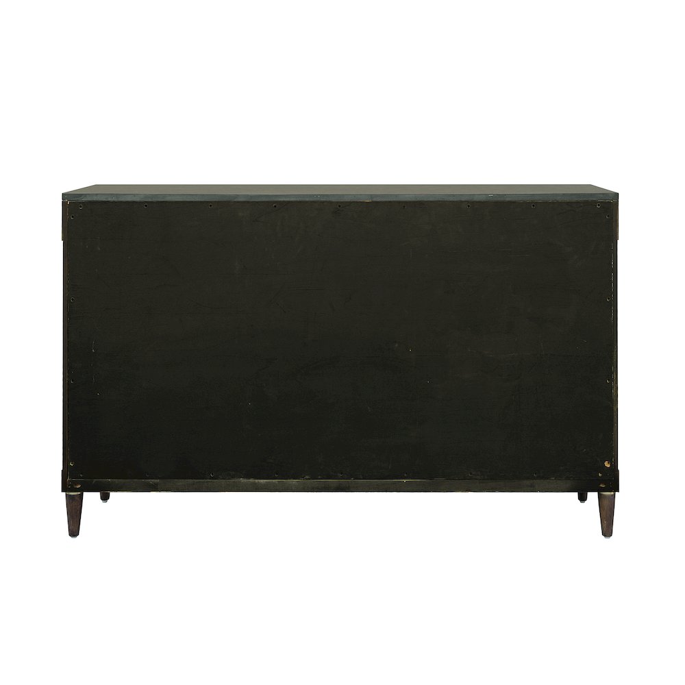 Asher Park 2 Door Server with Storage Drawer, Piano Brown Finish