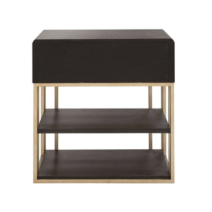 West End Loft Accent Nightstand with Storage Drawer