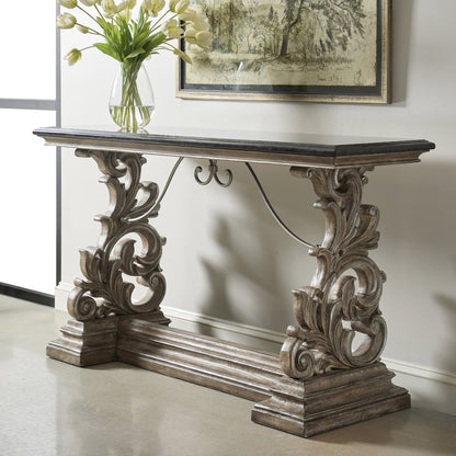 Marble Top Console Table