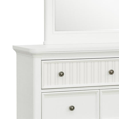 Savannah 7-Drawer Dresser - White Finish