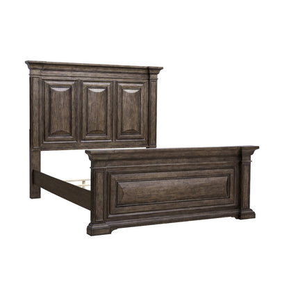 Woodbury Queen Panel Bed in Cowboy Boots Brown