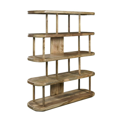 4-Shelf Open Display Bookcase