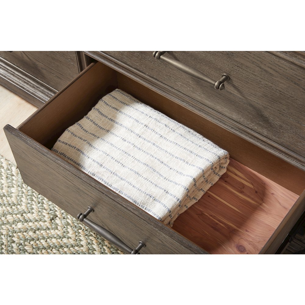 Madison Ridge Brown 14 Drawer Master Chest