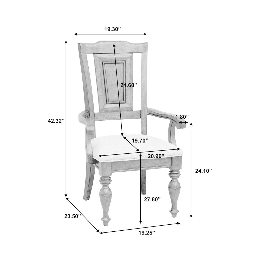 Woodbury Wooden Arm Chair in Cowboy Boots Brown