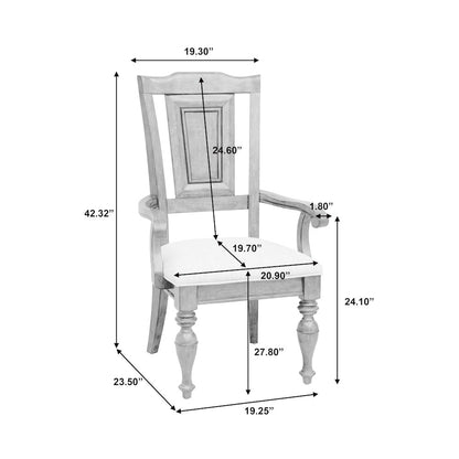 Woodbury Wooden Arm Chair in Cowboy Boots Brown