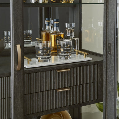 West End Loft Curio with Drawers