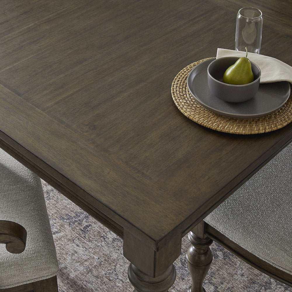 Woodbury Leg Table in Cowboy Boots Brown